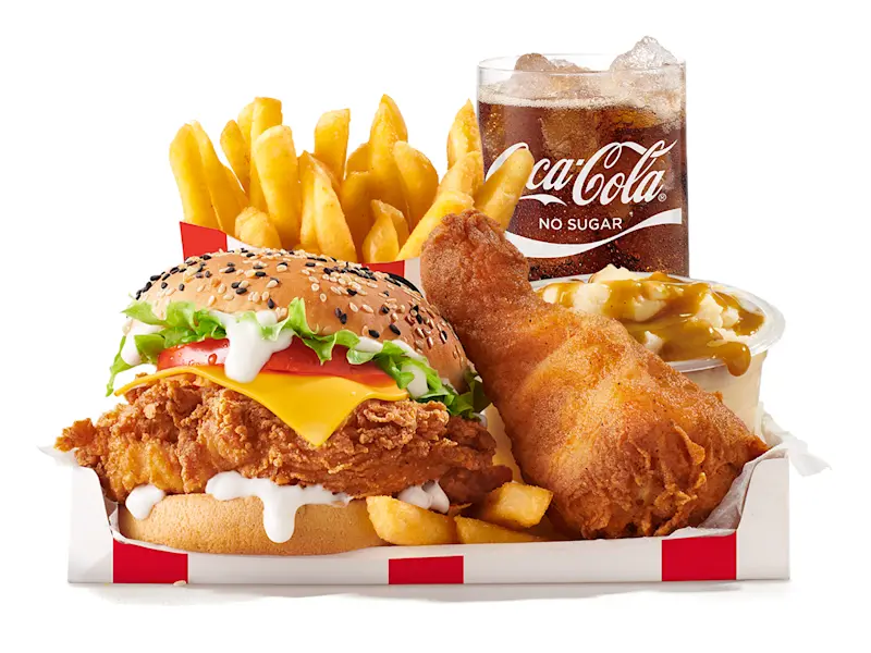 Full Loaded Box Lrg (With Zinger Burger)